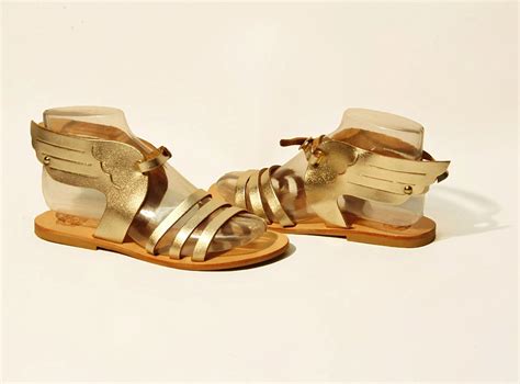 hermes golden sandal with wings|winged sandals greek mythology website.